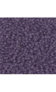 Miyuki delica beads 15/0 - Matted transparent light amethyst DBS-1265